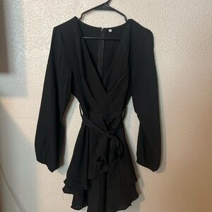 Amazon Black Long Sleeve Romper